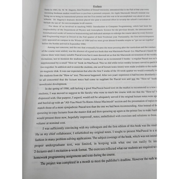 Vintage Problem Solving With Pascal On The Macintosh By Dr. T.K. Lim, 1992 - Picture 9 of 16